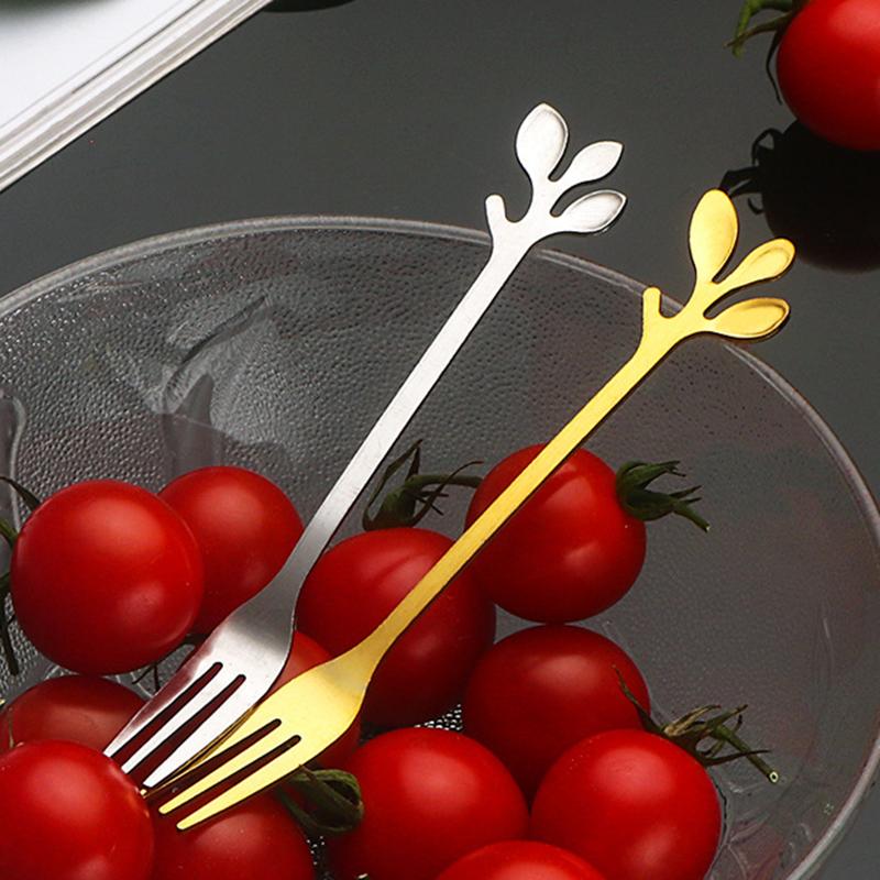 10Pcs 12cm Leaf Design Stainless Steel Fruit Dessert Spoon/Fork,Silver (BPA Free,No FDA) Fork
10Pcs 12cm Leaf Design Stainless Steel Fruit Dessert Spoon/Fork,Silver (BPA Free,No FDA) Fork