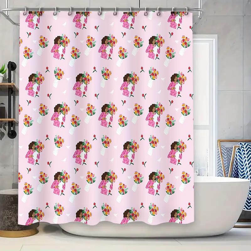 Floral Shower Curtain Botanical Pattern Waterproof Bathroom Decor Nature Inspired Washable Fabric Backdrop Vintage Style Home W60H190(CM)-1 Pcs
Floral Shower Curtain Botanical Pattern Waterproof Bathroom Decor Nature Inspired Washable Fabric Backdrop Vintage Style Home W60H190(CM)-1 Pcs