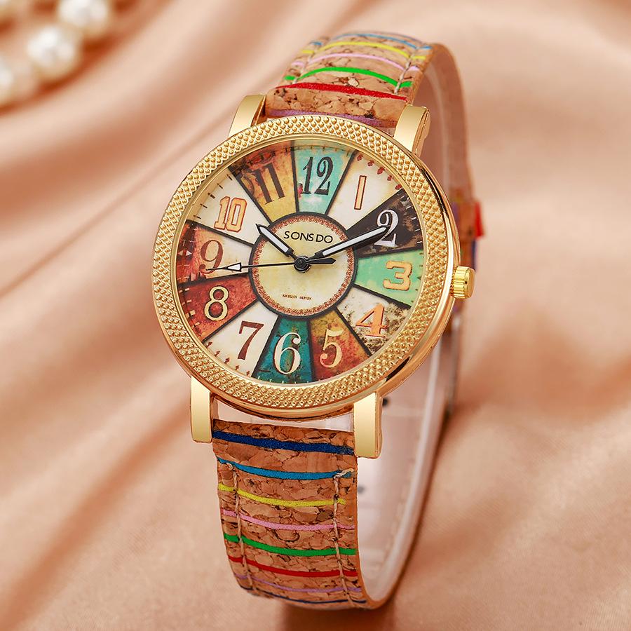 Women s Watch Vintage Wood Grain Leather Strap Analog Quartz Wristwatch золотий
Women s Watch Vintage Wood Grain Leather Strap Analog Quartz Wristwatch золотий