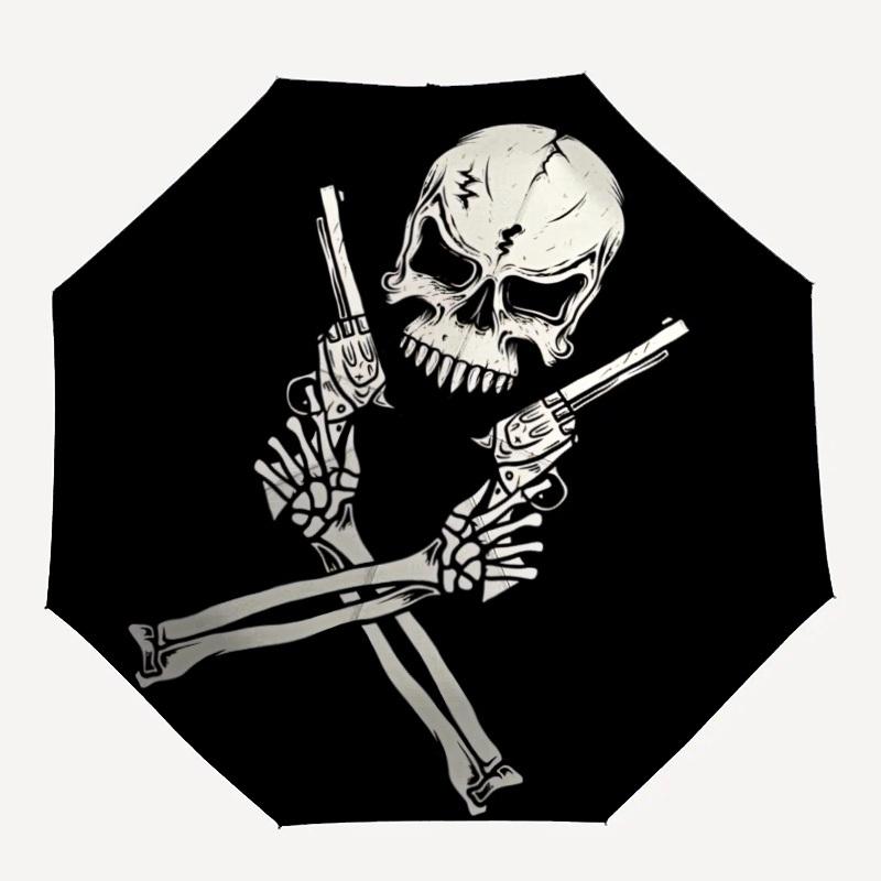 1pc Skull Guns Automatic Open/Close Umbrella, Portable Folding Umbrella, Compact Travel Umbrella for112
1pc Skull Guns Automatic Open/Close Umbrella, Portable Folding Umbrella, Compact Travel Umbrella for112