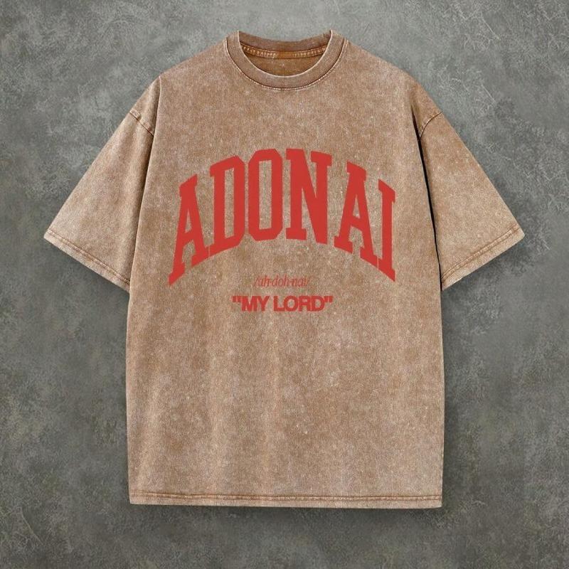 Washed Retro with Single-sided Print Featuring the Letter and Print ADONAI MY LORD . Men s, Casual, Comfortable and Fashionable. Urban Style 5XL дубильна кора
Washed Retro with Single-sided Print Featuring the Letter and Print ADONAI MY LORD . Men s, Casual, Comfortable and Fashionable. Urban Style 5XL дубильна кора