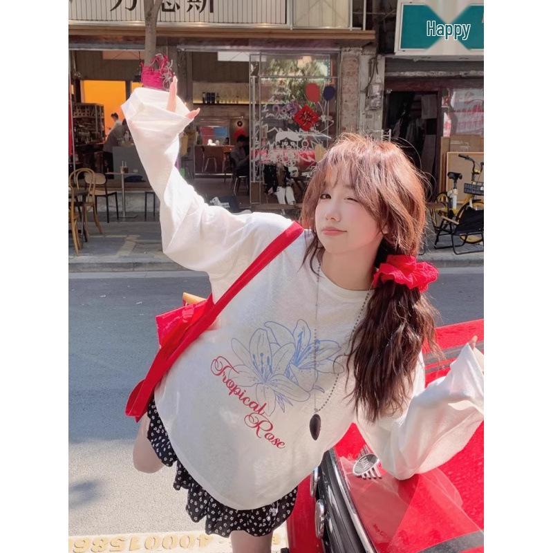 Women s Korean Lazy Style Crew Neck Long Sleeve T-Shirt - Niche Casual Summer Top Small
Women s Korean Lazy Style Crew Neck Long Sleeve T-Shirt - Niche Casual Summer Top Small