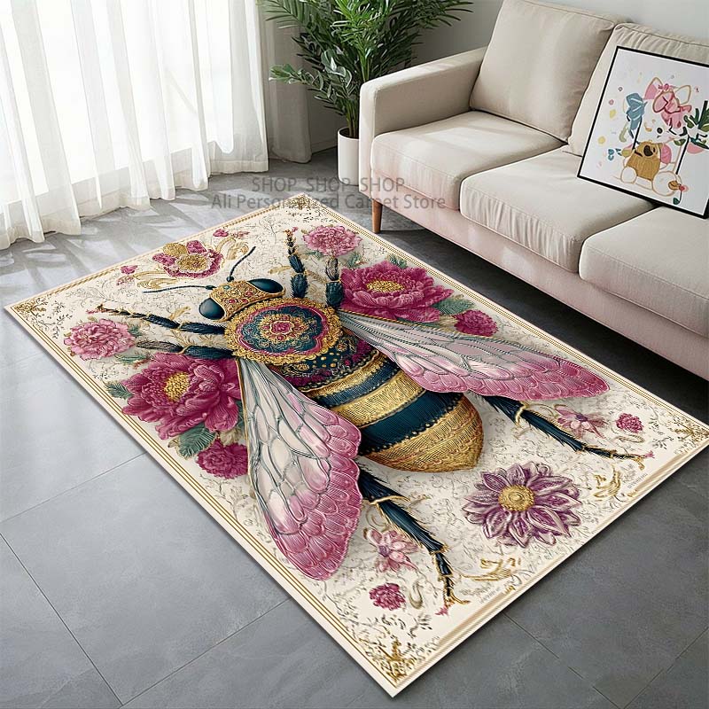 Exquisite Gorgeous Bee Art Pattern Carpet Rug for Living Room Bedroom Sofa Home Decor Non-slip Floor Mat Next Day Shipping Gift 40x60cm
Exquisite Gorgeous Bee Art Pattern Carpet Rug for Living Room Bedroom Sofa Home Decor Non-slip Floor Mat Next Day Shipping Gift 40x60cm