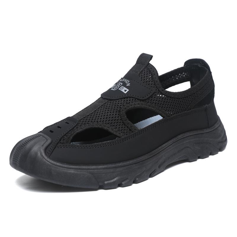 Sandals breathable hollow comfortable hole shoes outdoor casual shoes driving shoes 39 чёрный
Sandals breathable hollow comfortable hole shoes outdoor casual shoes driving shoes 39 чёрный