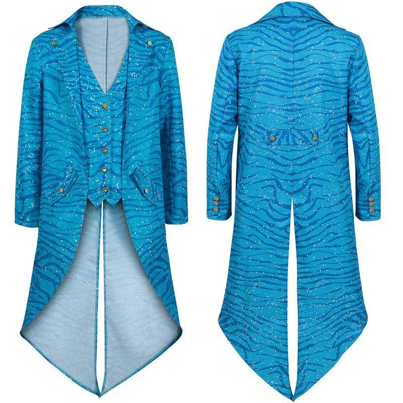 2021 New Foreign Trade European and American Men s Coat, Solid Color Fashion Steampunk Retro Men s Uniform with Stand Collar Cyan XXL
2021 New Foreign Trade European and American Men s Coat, Solid Color Fashion Steampunk Retro Men s Uniform with Stand Collar Cyan XXL
