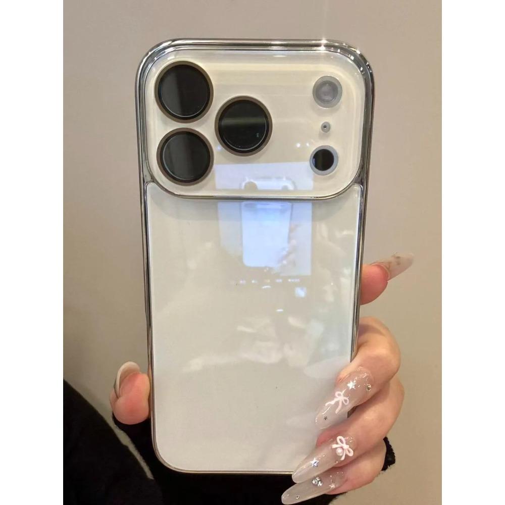 Розкішний захисний чохол із загартованого скла для камери для iPhone 17 16 15 14 13 12 Pro Max, Позолочений бампер, Ударостійка жорстка задня кришка For iPhone 17Pro max білий
Розкішний захисний чохол із загартованого скла для камери для iPhone 17 16 15 14 13 12 Pro Max, Позолочений бампер, Ударостійка жорстка задня кришка For iPhone 17Pro max білий