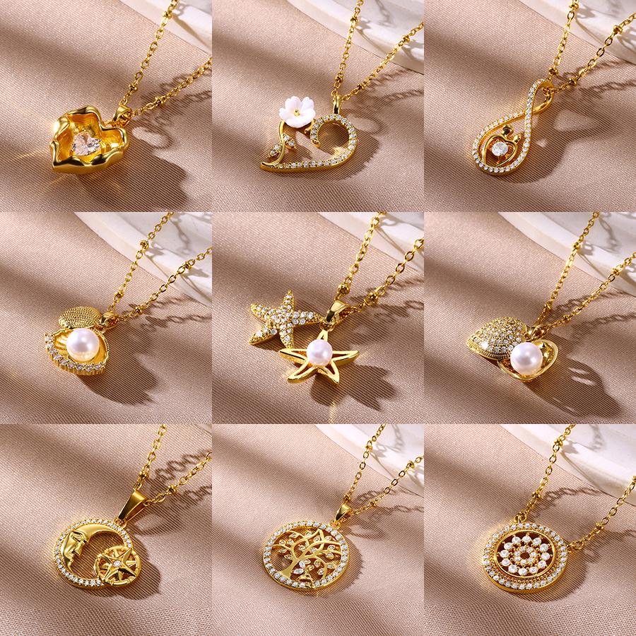 Imitation Pearl Pendant Necklaces For Women Stainless Steel Zircon Heart Charm Clavicle Chain Necklace Aesthetic Jewelry Gift 45cm
Imitation Pearl Pendant Necklaces For Women Stainless Steel Zircon Heart Charm Clavicle Chain Necklace Aesthetic Jewelry Gift 45cm