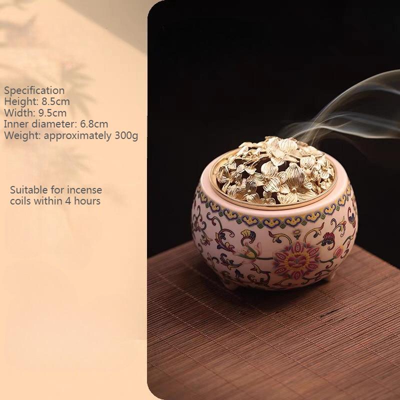 Ceramic Incense Burner/Blue and White porcelain Entwined Lotus Pattern/Home Air-purifying Incense Burner Religious Supplies
Ceramic Incense Burner/Blue and White porcelain Entwined Lotus Pattern/Home Air-purifying Incense Burner Religious Supplies
