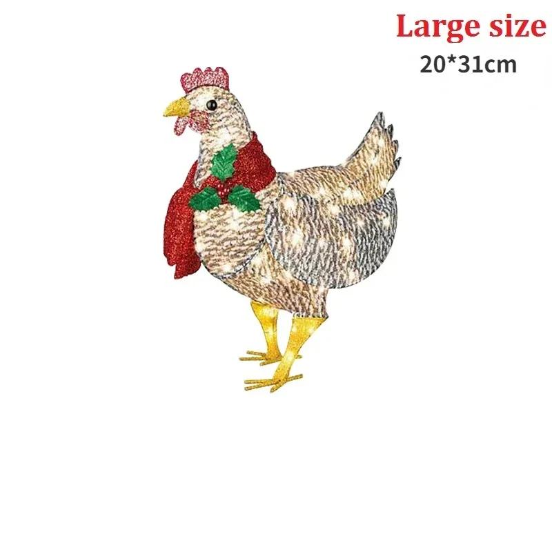 Courtyard New Christmas Led Night Lights Outside Garden Decoration Ornaments Chicken Hen Glowing Pastoral Decor Lamps 2025 colorful light
Courtyard New Christmas Led Night Lights Outside Garden Decoration Ornaments Chicken Hen Glowing Pastoral Decor Lamps 2025 colorful light