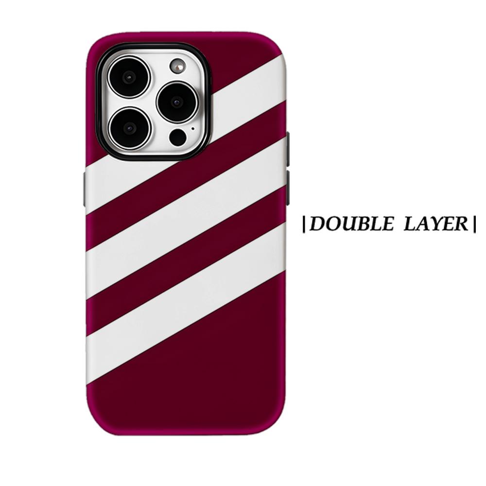 Maroon White Diagonal Stripes Phone Case for IPhone 17AIR 16E 16 15 14 13 12 11 17 Pro Max Plus Double-layer Back Cover IPHONE13
Maroon White Diagonal Stripes Phone Case for IPhone 17AIR 16E 16 15 14 13 12 11 17 Pro Max Plus Double-layer Back Cover IPHONE13