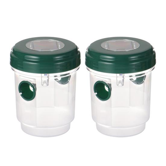 Hanging Wasp Trap Reusable Fruit Fly Trap Eco-friendly Detachable Plastic Hornet Trap with Two Entrances for Garden Orchard Effective Insect Control 2pcs зелений
Hanging Wasp Trap Reusable Fruit Fly Trap Eco-friendly Detachable Plastic Hornet Trap with Two Entrances for Garden Orchard Effective Insect Control 2pcs зелений