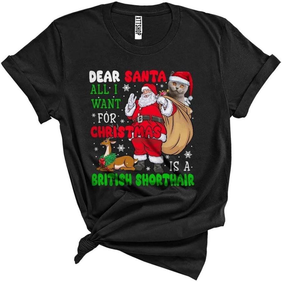 CUTEBUNNYSTORE Dear Santa All I Want is A British Shorthair for Christmas Funny Xmas Snow Santa Cat Lover Unisex T-Shirt XXXXXL різнокольоровий
CUTEBUNNYSTORE Dear Santa All I Want is A British Shorthair for Christmas Funny Xmas Snow Santa Cat Lover Unisex T-Shirt XXXXXL різнокольоровий