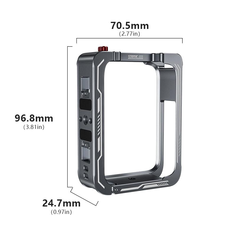 Aluminum Protective Case For DJI OSMO 360 Camera Frame Rabbit Cage With Cold Shoe For DJI OSMO 360 Accessory for DJI OSMO 360
Aluminum Protective Case For DJI OSMO 360 Camera Frame Rabbit Cage With Cold Shoe For DJI OSMO 360 Accessory for DJI OSMO 360
