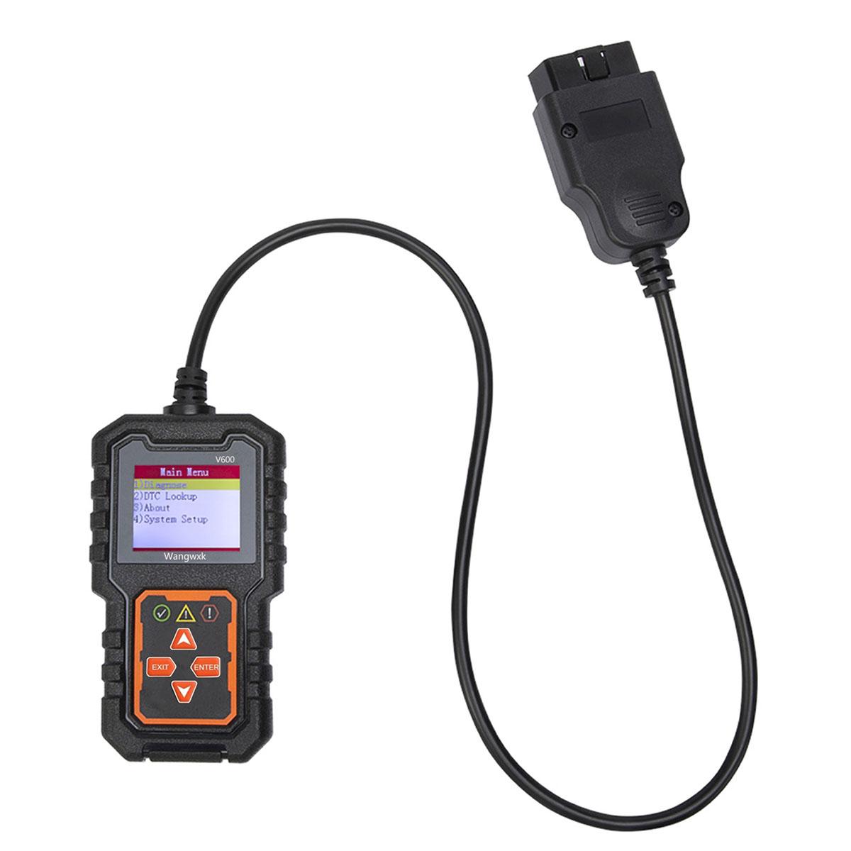 Engine Battery O2 Sensor EOBD OBD 2 Scanner Fault Code Clear Digital Display OBD2 Code Reader Car Diagnostic Tools V600 чорний
Engine Battery O2 Sensor EOBD OBD 2 Scanner Fault Code Clear Digital Display OBD2 Code Reader Car Diagnostic Tools V600 чорний