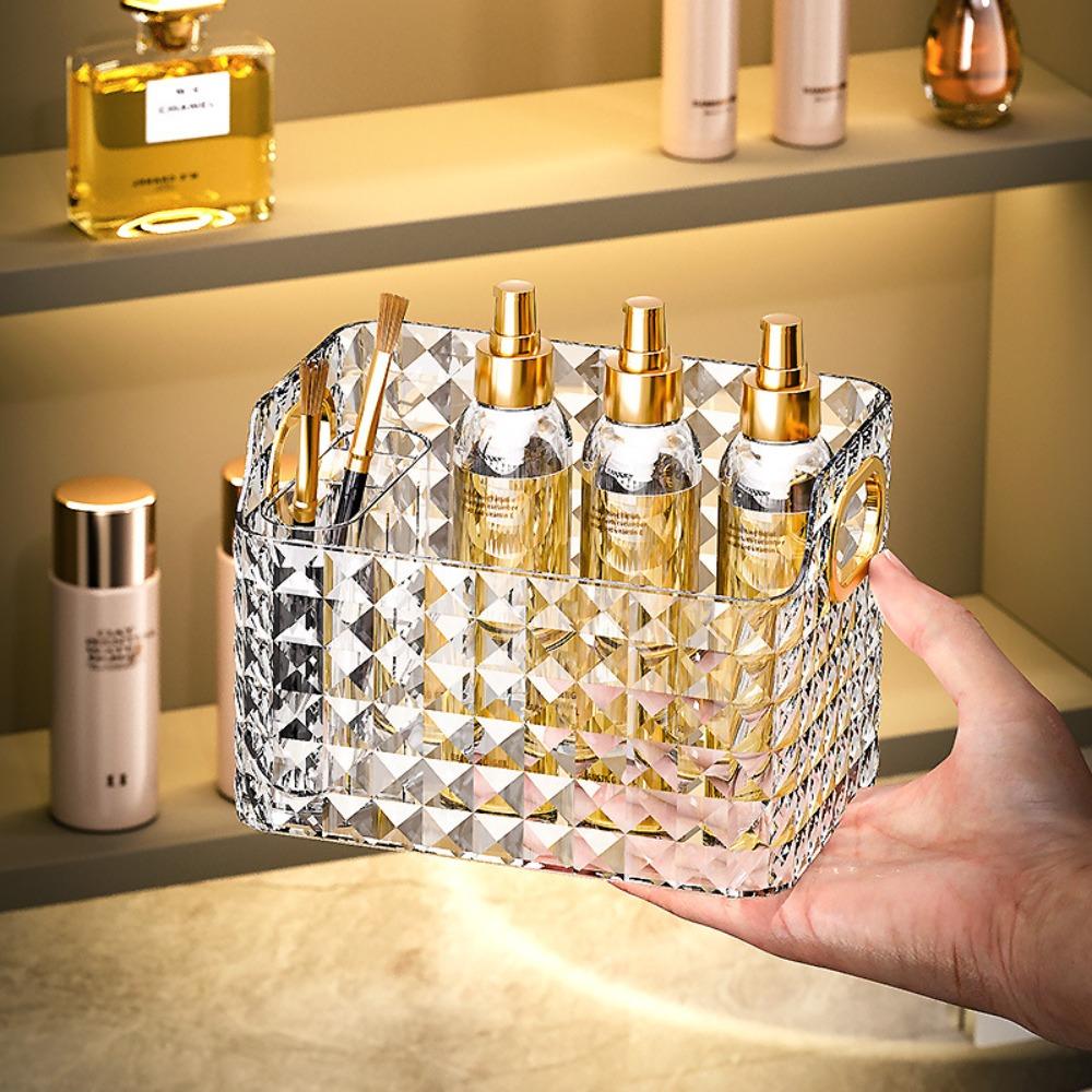 Light Luxury Style Desktop Storage Box Multi-functional Bathroom Shelf Cosmetics Sorting Box Home L
Light Luxury Style Desktop Storage Box Multi-functional Bathroom Shelf Cosmetics Sorting Box Home L