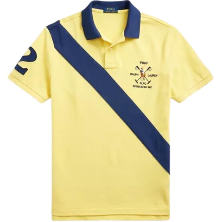 Polo Ralph Lauren Equestrian Badge Logo Digital Embroidery Short Sleeve Polo Shirt Men tops Yellow 710866769-001 S
Polo Ralph Lauren Equestrian Badge Logo Digital Embroidery Short Sleeve Polo Shirt Men tops Yellow 710866769-001 S