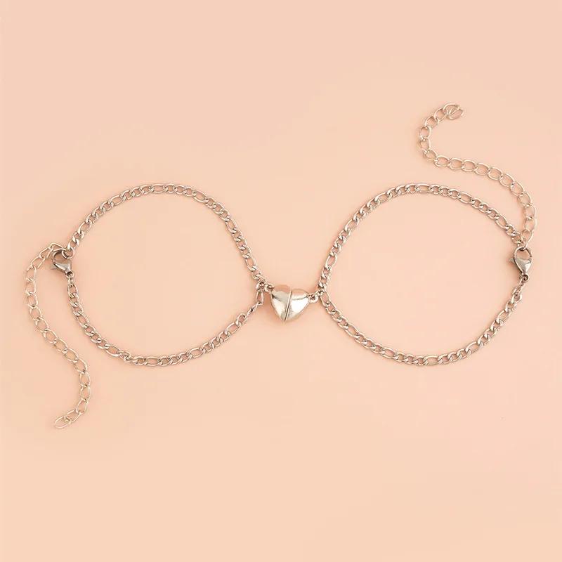 2Pcs Sun Moon Charm Magnet Attraction Stainless steel Bracelets for Couples Men Women Jewelry Wholesale Valentine s Day Gifts
2Pcs Sun Moon Charm Magnet Attraction Stainless steel Bracelets for Couples Men Women Jewelry Wholesale Valentine s Day Gifts
