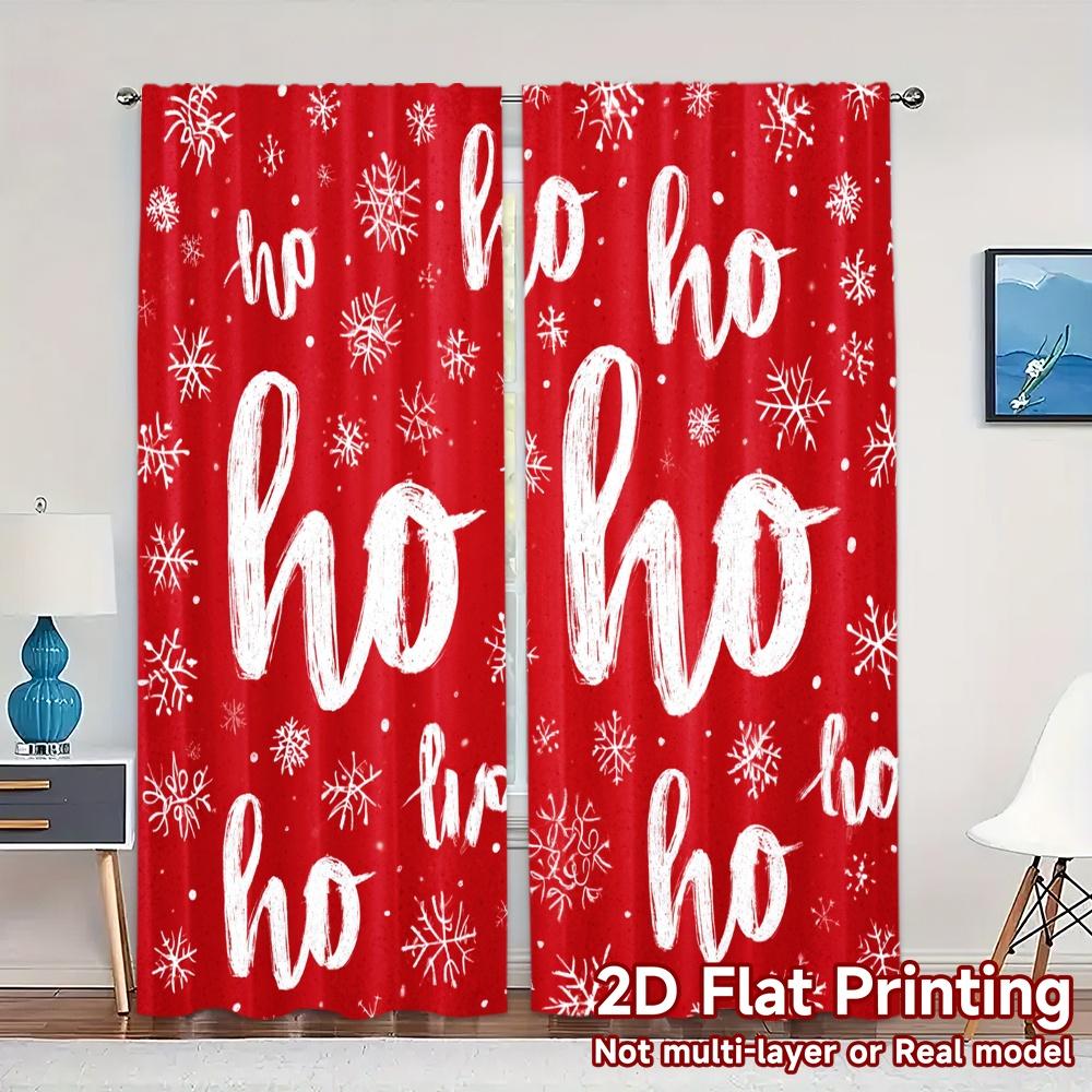 Flat Printing Jit Curtains Without Rod Festive Drapes Chic Polyester Easy Install Curtain Set Of 2 Minimalist Made Washable W100*H70(CM)-Grommet top&2PCS
Flat Printing Jit Curtains Without Rod Festive Drapes Chic Polyester Easy Install Curtain Set Of 2 Minimalist Made Washable W100*H70(CM)-Grommet top&2PCS