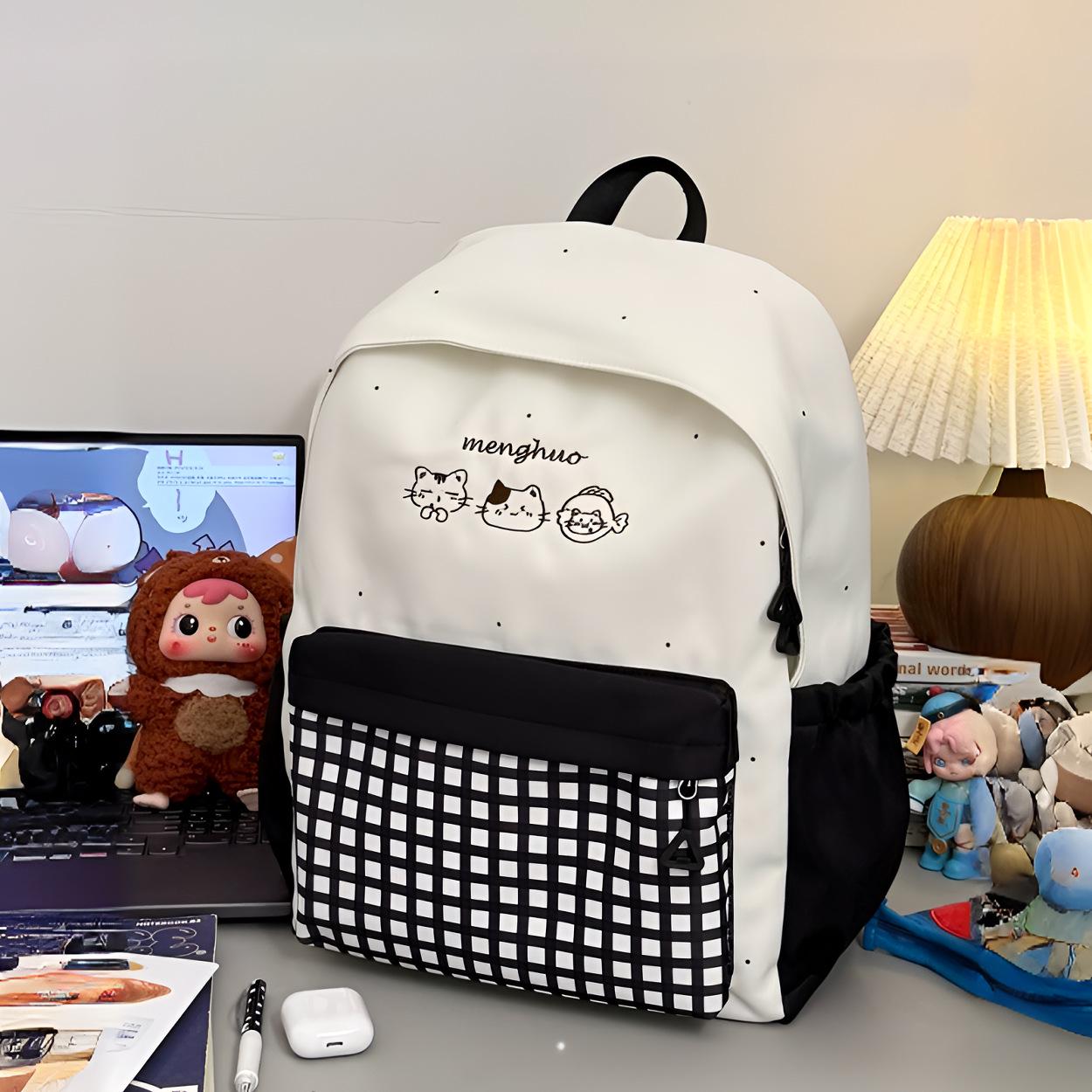 Japanese-Style Cute Backpack for Students: Lightweight, Double-Shoulder Bag for Elementary to High School Girls
Japanese-Style Cute Backpack for Students: Lightweight, Double-Shoulder Bag for Elementary to High School Girls