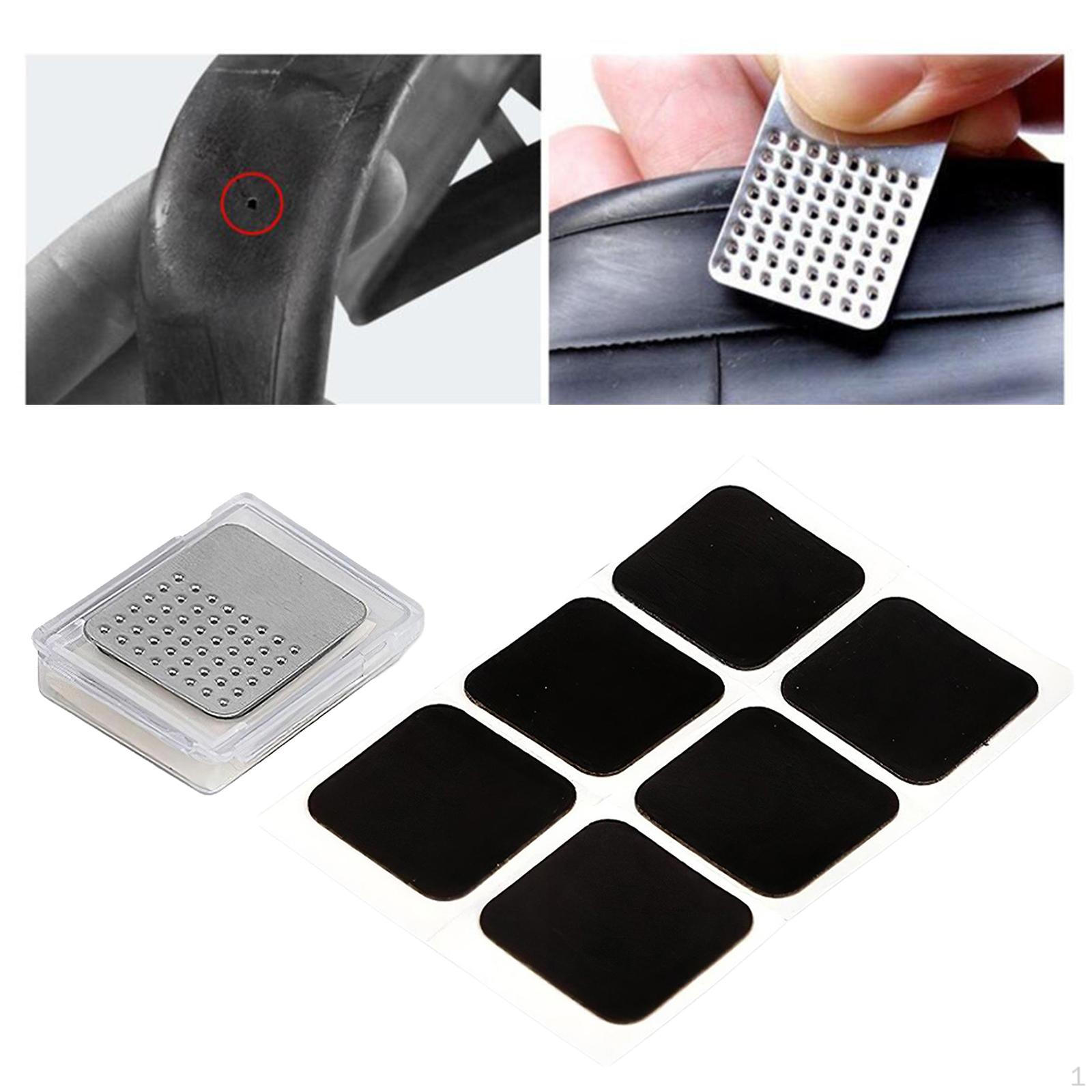 Bike Tire Patch Glueless Inner Tube Patches Adhesive with Metal File
Bike Tire Patch Glueless Inner Tube Patches Adhesive with Metal File
