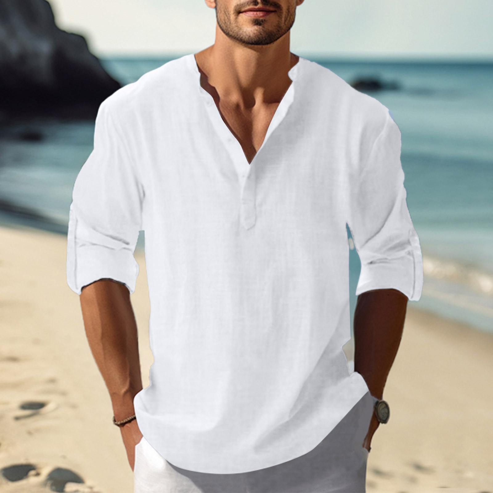 Мужская ретро повседневная свободная рубашка с короткими рукавами и принтом, модный топ с воротником-стойкой XXXL белый
Мужская ретро повседневная свободная рубашка с короткими рукавами и принтом, модный топ с воротником-стойкой XXXL белый