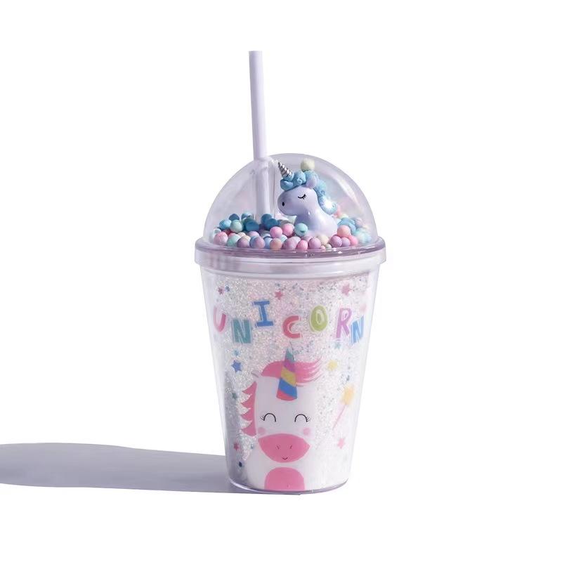 Double Layers Plastic Water Bottle With Straw Bubble Unicorn Lid Korean Style Creative Gift Mug For Milk Coffee Tea Handy Cup 401-500ml
Double Layers Plastic Water Bottle With Straw Bubble Unicorn Lid Korean Style Creative Gift Mug For Milk Coffee Tea Handy Cup 401-500ml