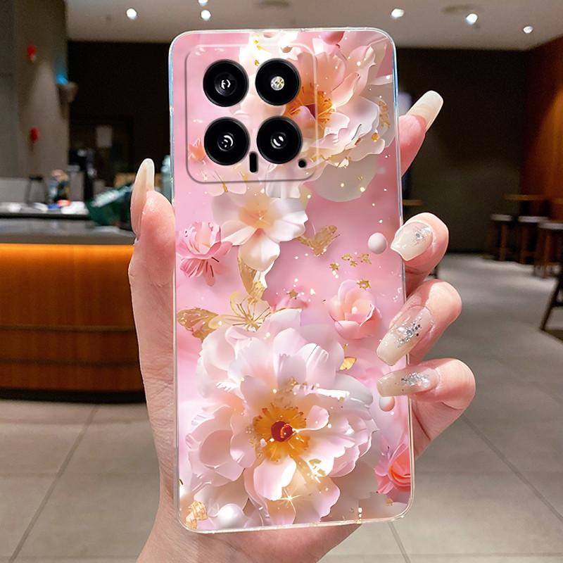 For Xiaomi 14 Case Clear Luxury Fashion Butterfly Flowers Soft TPU Silicone Jelly Back Cover For Xiaomi Mi 14 Pro Phone Cases Xiaomi 14 Pro
For Xiaomi 14 Case Clear Luxury Fashion Butterfly Flowers Soft TPU Silicone Jelly Back Cover For Xiaomi Mi 14 Pro Phone Cases Xiaomi 14 Pro