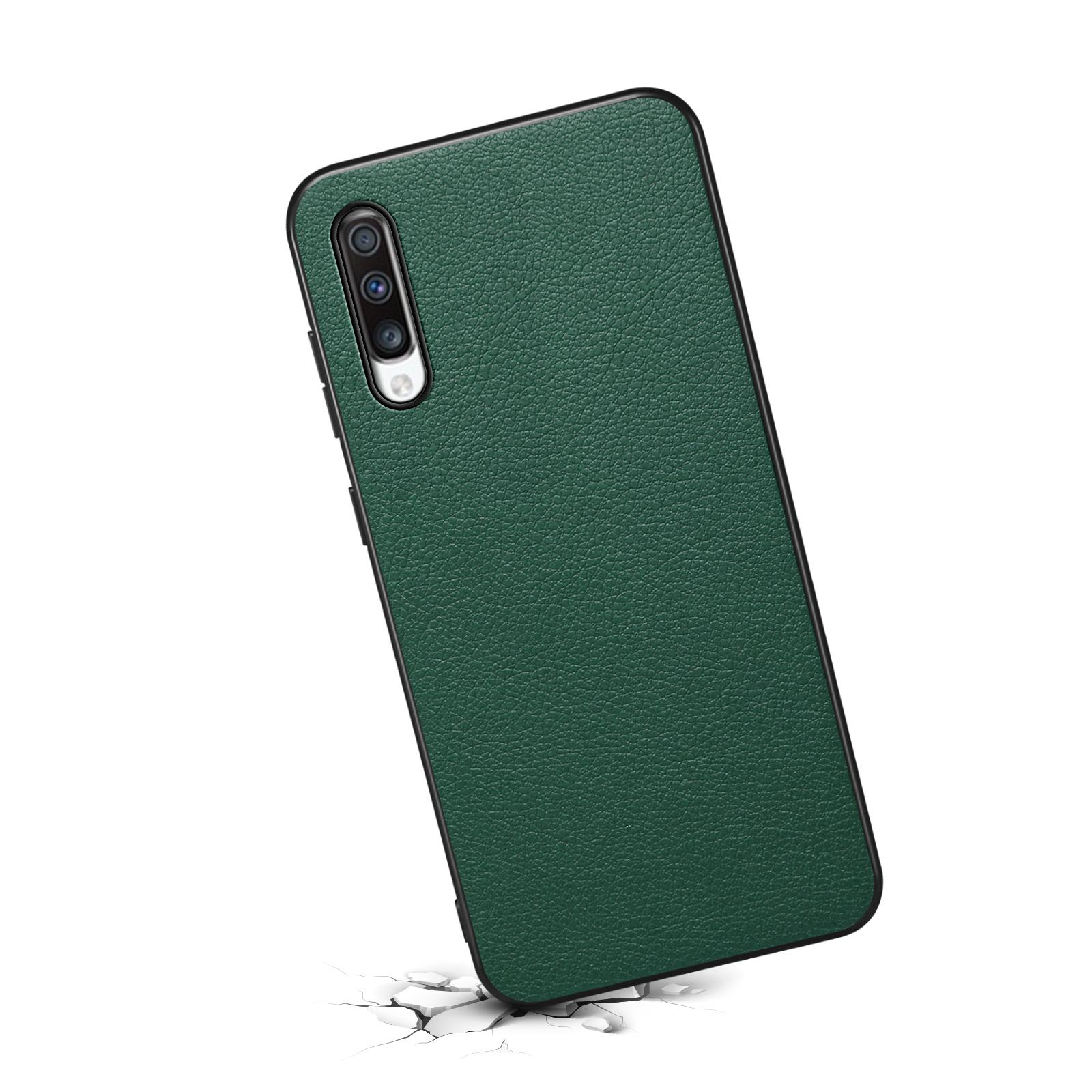 For Samsung Galaxy A70 Case PU Leather Drop Protection Phone Cover with Calf Texture Green
For Samsung Galaxy A70 Case PU Leather Drop Protection Phone Cover with Calf Texture Green