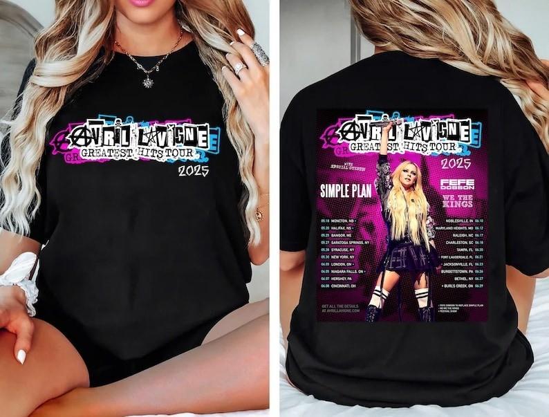 Vintage Avril Lavigne Greatest Hits Tour 2025 2 Sided Shirt Unisex T-Shirt S
Vintage Avril Lavigne Greatest Hits Tour 2025 2 Sided Shirt Unisex T-Shirt S