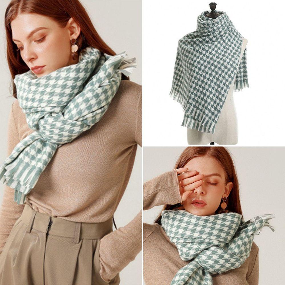 Japanese Fashion Warm Plaid Houndstooth Imitation Cashmere Women Scarf Neck Bandana Winter Shawl жёлтый
Japanese Fashion Warm Plaid Houndstooth Imitation Cashmere Women Scarf Neck Bandana Winter Shawl жёлтый