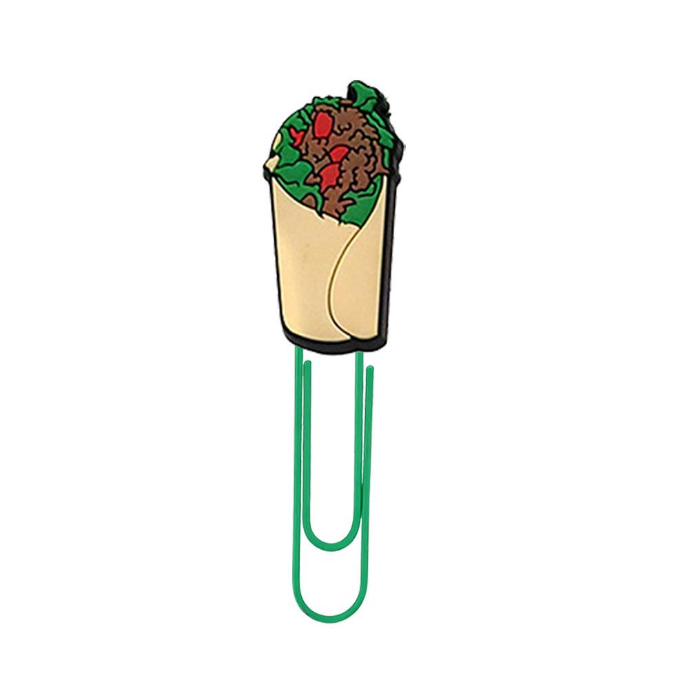 Colorful Cartoon Food Paperclip Bookmarks for DIY and Office Supplies
Colorful Cartoon Food Paperclip Bookmarks for DIY and Office Supplies