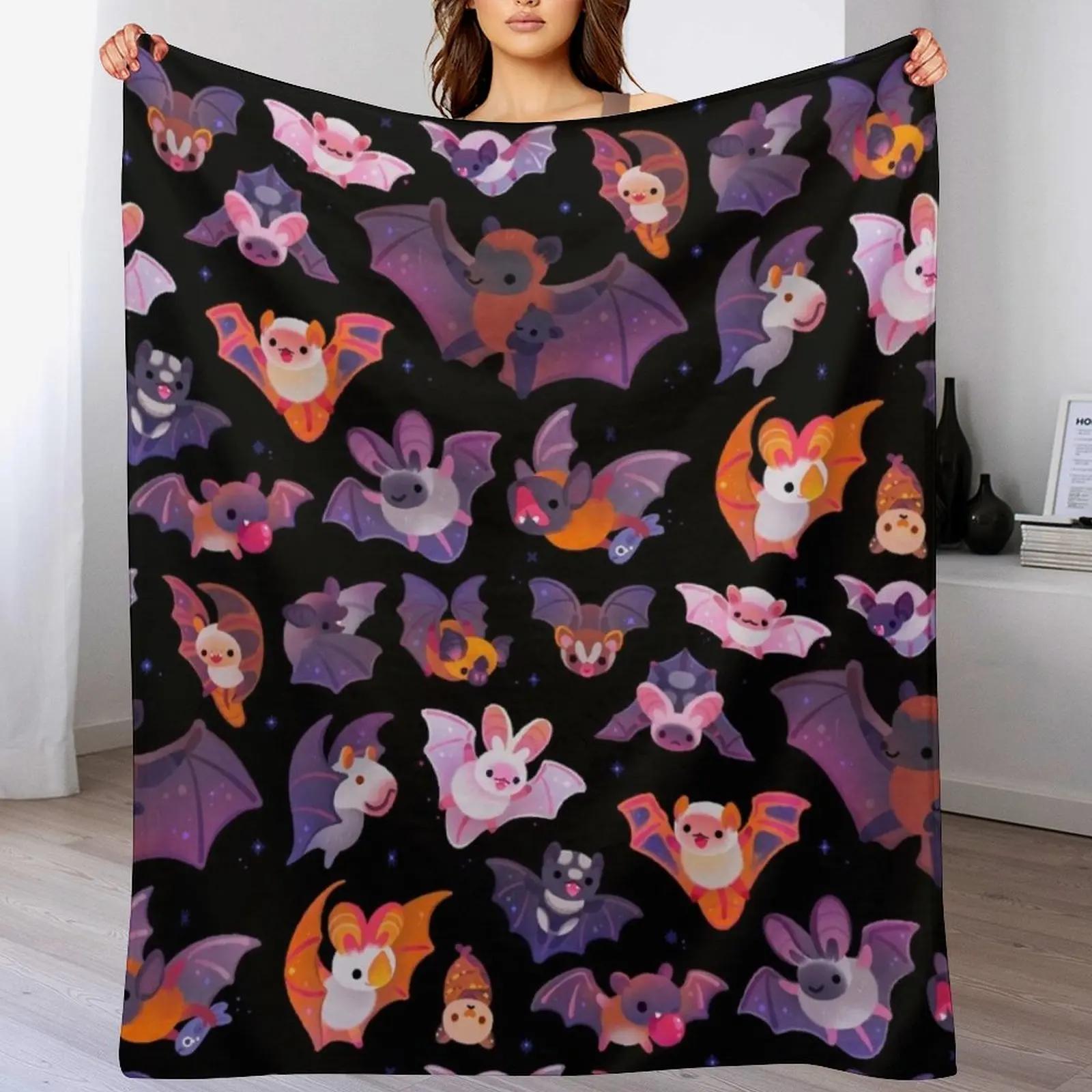Bat Throw Blanket Warm Accent Blanket for Living Room Decoration 102x76cm(40x30in)
Bat Throw Blanket Warm Accent Blanket for Living Room Decoration 102x76cm(40x30in)