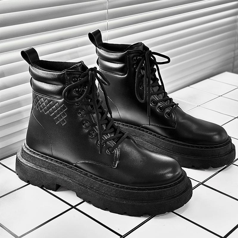 Short-leg Four-level Single Boots Summer New Round Toe Front Lace-up Soft Sole Non-slip Wear-resistant Low-heel Boots 44
Short-leg Four-level Single Boots Summer New Round Toe Front Lace-up Soft Sole Non-slip Wear-resistant Low-heel Boots 44