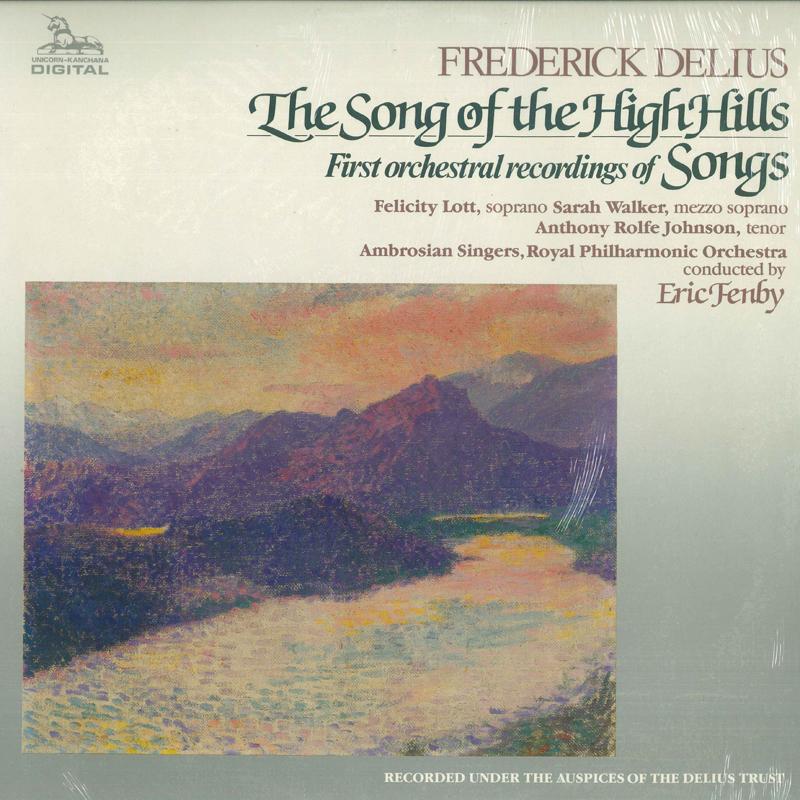 LP Record FREDERICK DELIUS FELICITY LOTT SA Song Of The High Hills Songs DKP9029 UNICORN KANCHA 1984 Netherland Classical Used
LP Record FREDERICK DELIUS FELICITY LOTT SA Song Of The High Hills Songs DKP9029 UNICORN KANCHA 1984 Netherland Classical Used