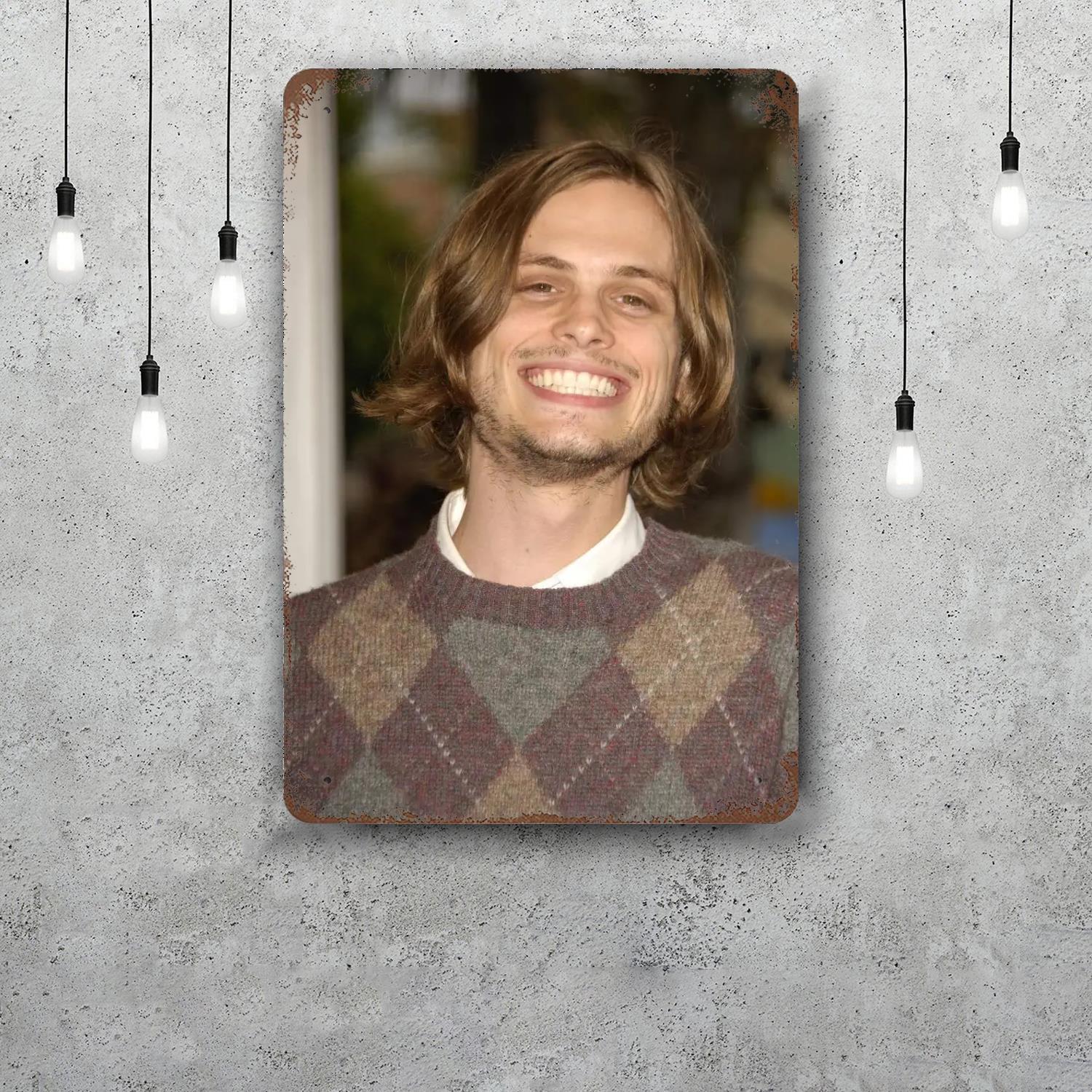 matthew gray gubler Retro Vintage Tin Sign Poster Decorative Plaque Metal Plate Wall Decor 20x30cm(7.8x11.8inch)
matthew gray gubler Retro Vintage Tin Sign Poster Decorative Plaque Metal Plate Wall Decor 20x30cm(7.8x11.8inch)