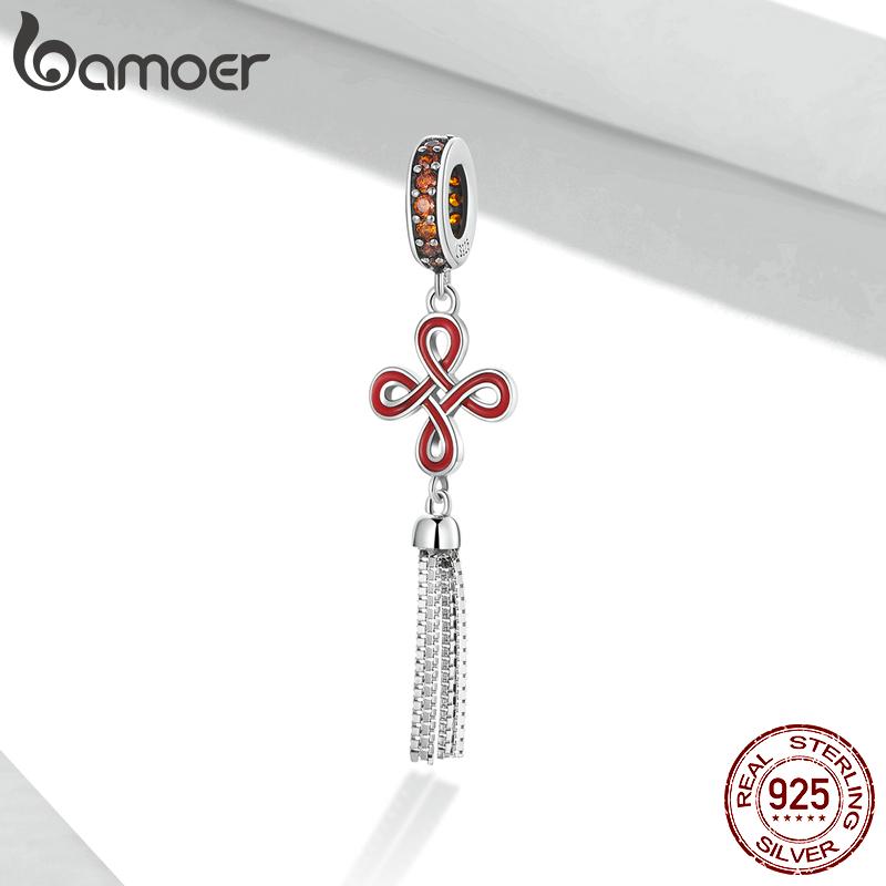 BAMOER китайский узел Шарм Аутентичный кулон из стерлингового серебра 925 пробы подходит для женщин DIY браслет ювелирных изделий подарок 925 silver
BAMOER китайский узел Шарм Аутентичный кулон из стерлингового серебра 925 пробы подходит для женщин DIY браслет ювелирных изделий подарок 925 silver