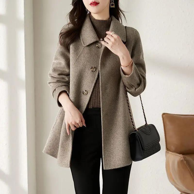 Женская шерстяная куртка большого размера на осень/зиму, приталенное пальто средней длины, сглаживающее ваш силуэт, женское пальто-куколка маленького размера S бежевый
Женская шерстяная куртка большого размера на осень/зиму, приталенное пальто средней длины, сглаживающее ваш силуэт, женское пальто-куколка маленького размера S бежевый