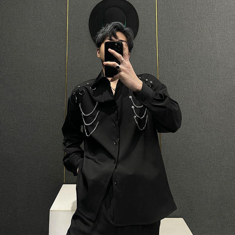 Niche Trendy Brand Spring and Summer New Style Handsome Fashion Trendy Loose Casual High-end Men s Shirt 4XL чорний
Niche Trendy Brand Spring and Summer New Style Handsome Fashion Trendy Loose Casual High-end Men s Shirt 4XL чорний