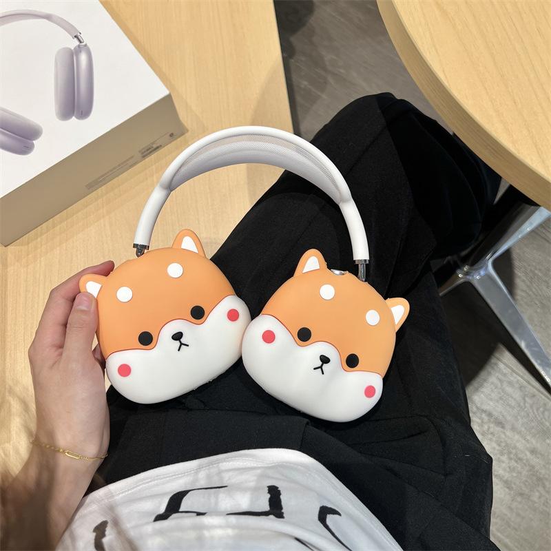 For AirPods Max 2024 (USB-C)/Max 1 Pair Cartoon Design Silicone Earmuff Shell Headphone Protective Cover Dog
For AirPods Max 2024 (USB-C)/Max 1 Pair Cartoon Design Silicone Earmuff Shell Headphone Protective Cover Dog