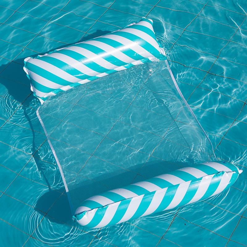 Надувной взрослый полосатый водный гамак для отдыха, складной, с сеткой, плавающий синий
Надувной взрослый полосатый водный гамак для отдыха, складной, с сеткой, плавающий синий