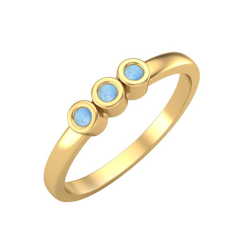 Tiny Round Shape Larimar Gemstone 925 Sterling Silver Gold Plated Three Stone Minimalist Women Engagement Ring 8 жовтий
Tiny Round Shape Larimar Gemstone 925 Sterling Silver Gold Plated Three Stone Minimalist Women Engagement Ring 8 жовтий