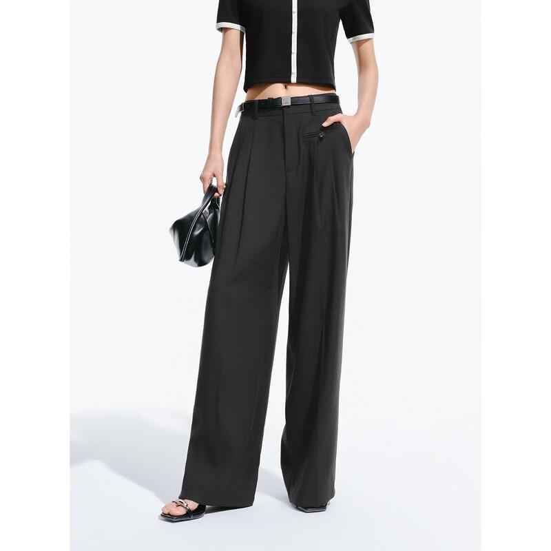 PEACEBIRD Women s High-Waist Wide Leg Straight Casual Trousers S (155)
PEACEBIRD Women s High-Waist Wide Leg Straight Casual Trousers S (155)