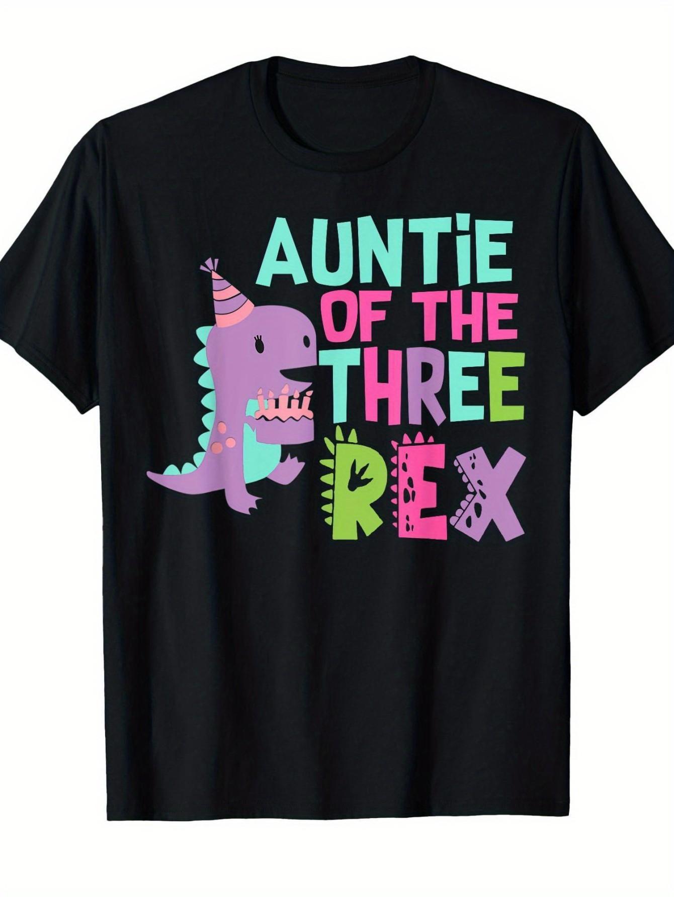 Funny Dinosaur for the Aunt of the Three Rex T-Shirt - Loose Fit Crew Neck Tee Suitable for an Aunt S
Funny Dinosaur for the Aunt of the Three Rex T-Shirt - Loose Fit Crew Neck Tee Suitable for an Aunt S