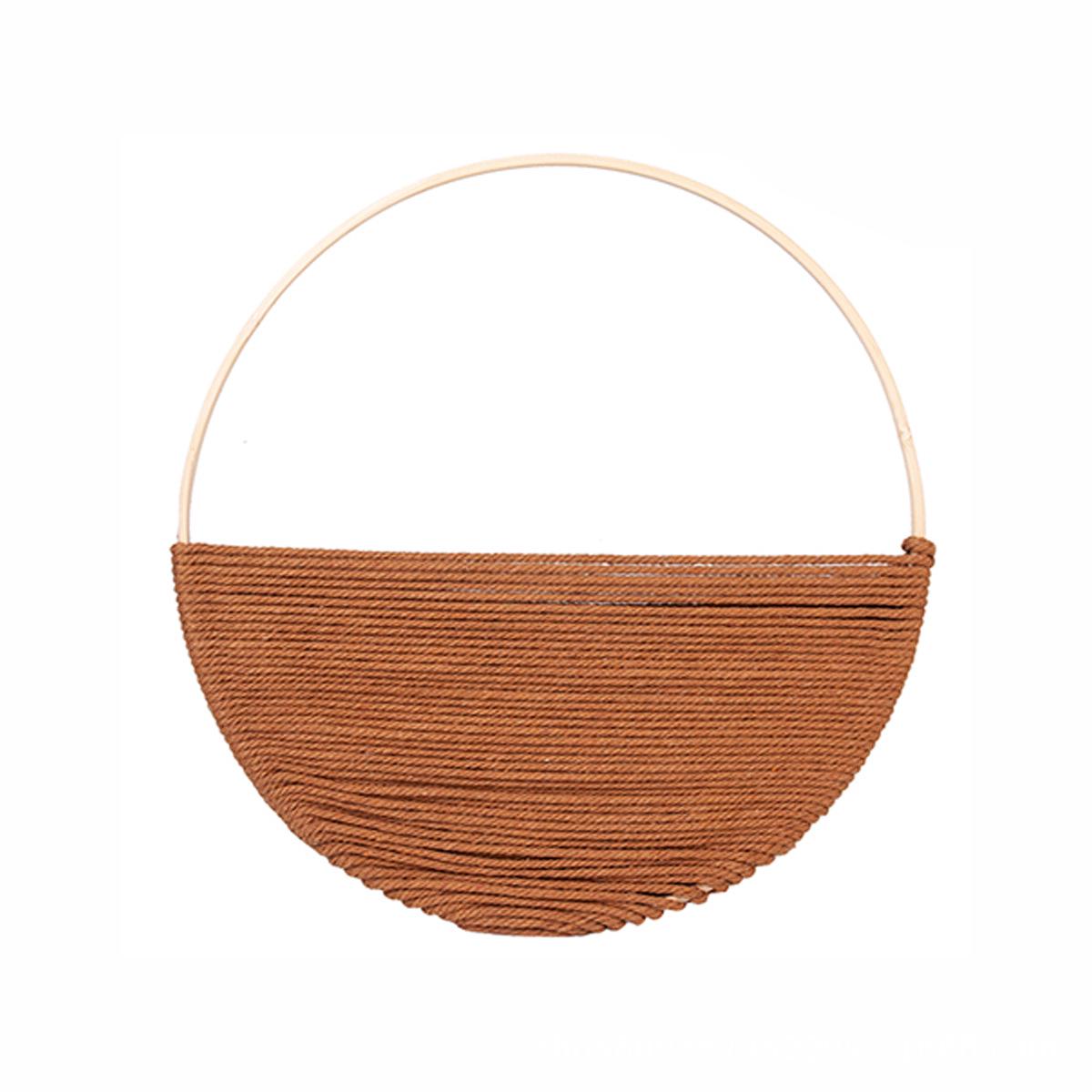 Bohemian Round Woven Wall Hanging Storage Rack for Home Decor
Bohemian Round Woven Wall Hanging Storage Rack for Home Decor