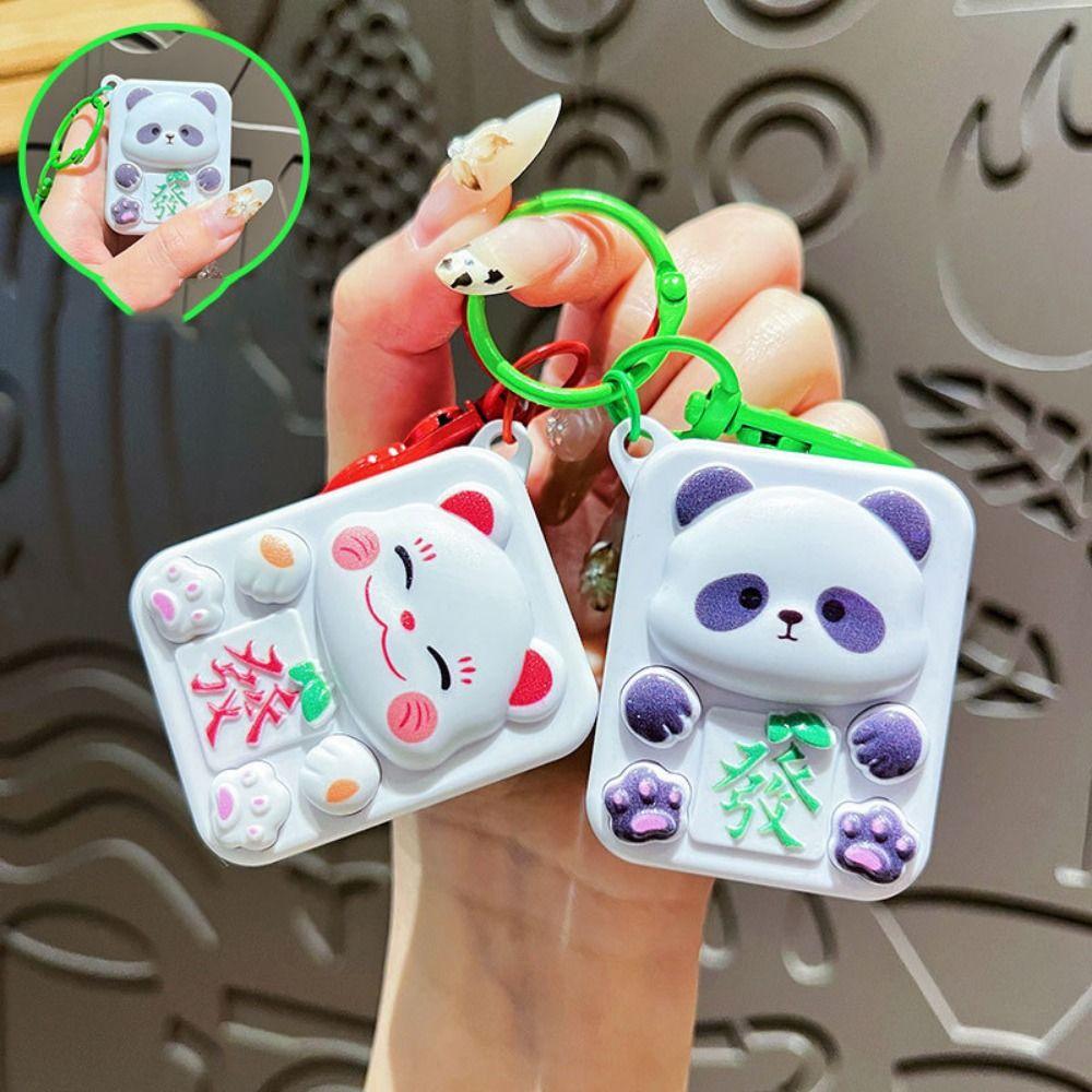 Button Mahjong Music Key Chain Cat Mahjong Key Storage Holder Home Decoration зелений
Button Mahjong Music Key Chain Cat Mahjong Key Storage Holder Home Decoration зелений