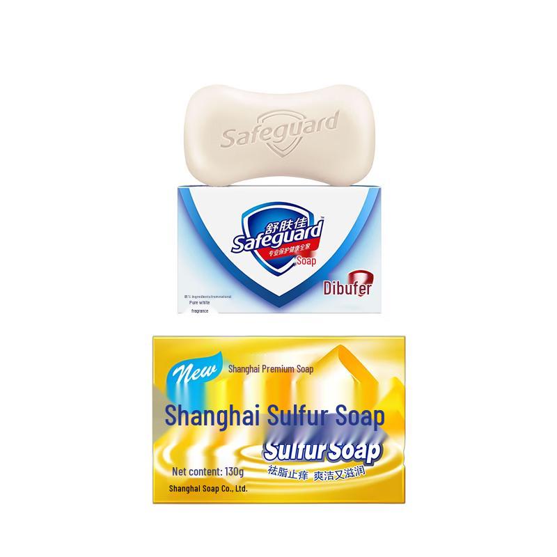 Safeguard Pure White & Shanghai Sulfur Soap Duo Pack
Safeguard Pure White & Shanghai Sulfur Soap Duo Pack