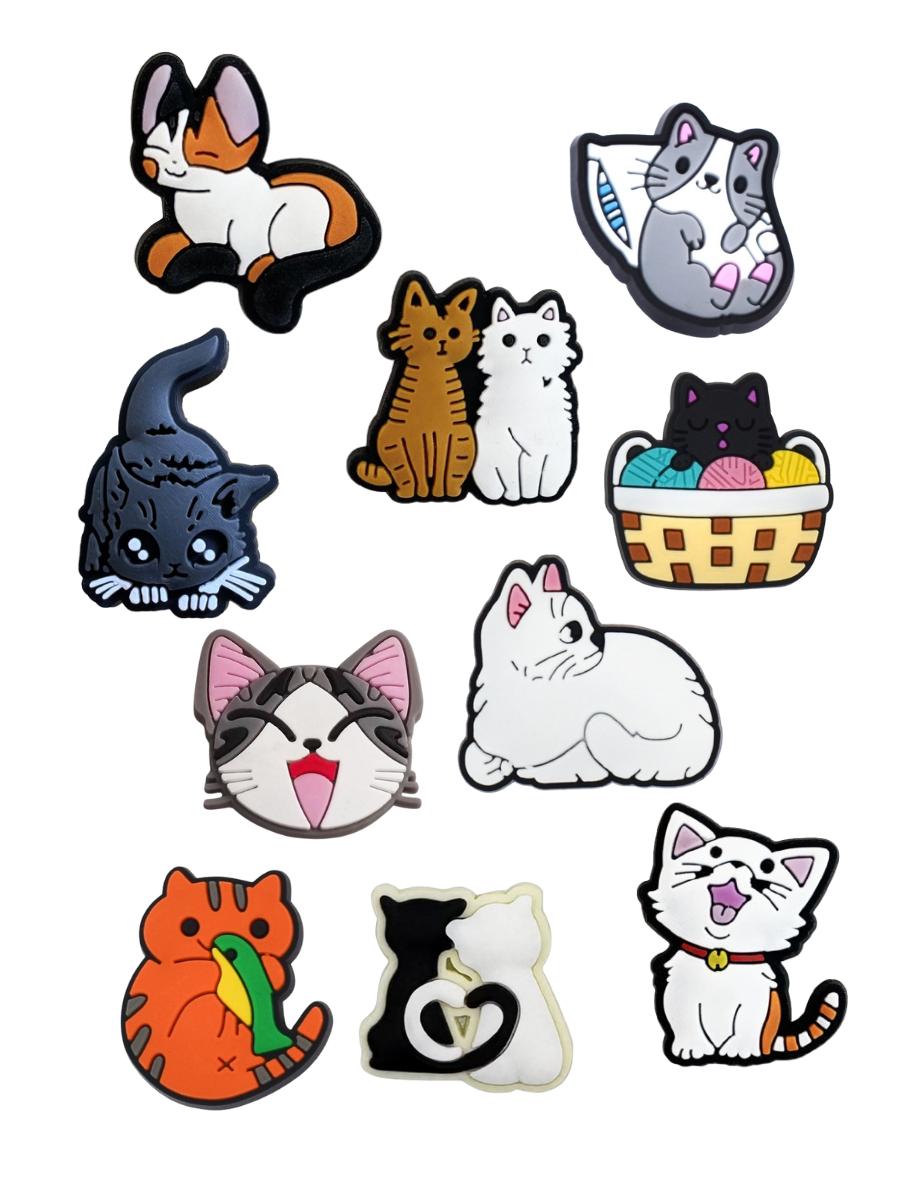 Джибитсы котики кошка cat животное Jibbitz 10 шт аксессуары крокс украшение різнокольоровий
Джибитсы котики кошка cat животное Jibbitz 10 шт аксессуары крокс украшение різнокольоровий