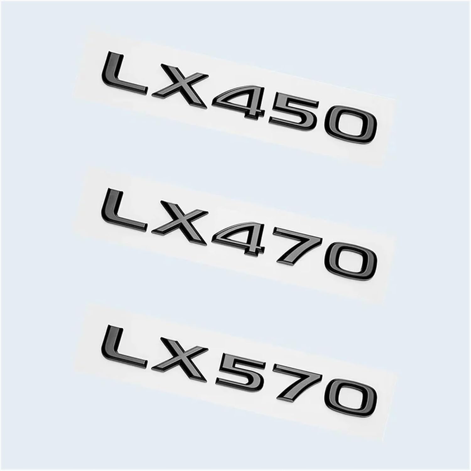 Глянцевые черные 3D буквы ABS номер LX450 LX470 LX570 эмблема для багажника автомобиля логотип наклейка значок аксессуары(LX570) Glossy black 
Глянцевые черные 3D буквы ABS номер LX450 LX470 LX570 эмблема для багажника автомобиля логотип наклейка значок аксессуары(LX570) Glossy black