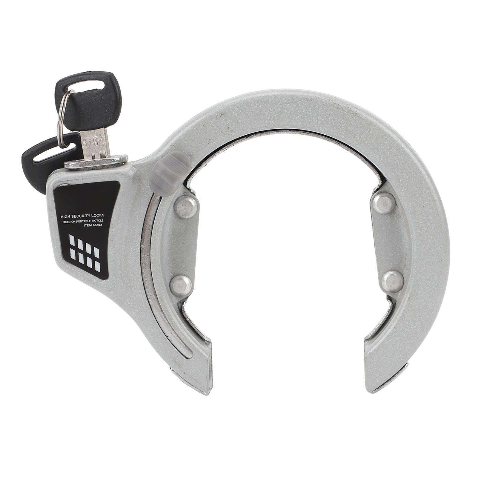 Bike Horseshoe Lock with 2 Keys Aluminum Alloy Theft Prevention Lock for Mountain Road Folding Bicycles
Bike Horseshoe Lock with 2 Keys Aluminum Alloy Theft Prevention Lock for Mountain Road Folding Bicycles