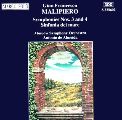 CD GIAN FRANCESCO MALIPIERO, THE MOSCO - Symphonies Nos. 3 And 4, Sinfonia D 8223602 Marco Polo 1993 Japan Classical Used
CD GIAN FRANCESCO MALIPIERO, THE MOSCO - Symphonies Nos. 3 And 4, Sinfonia D 8223602 Marco Polo 1993 Japan Classical Used